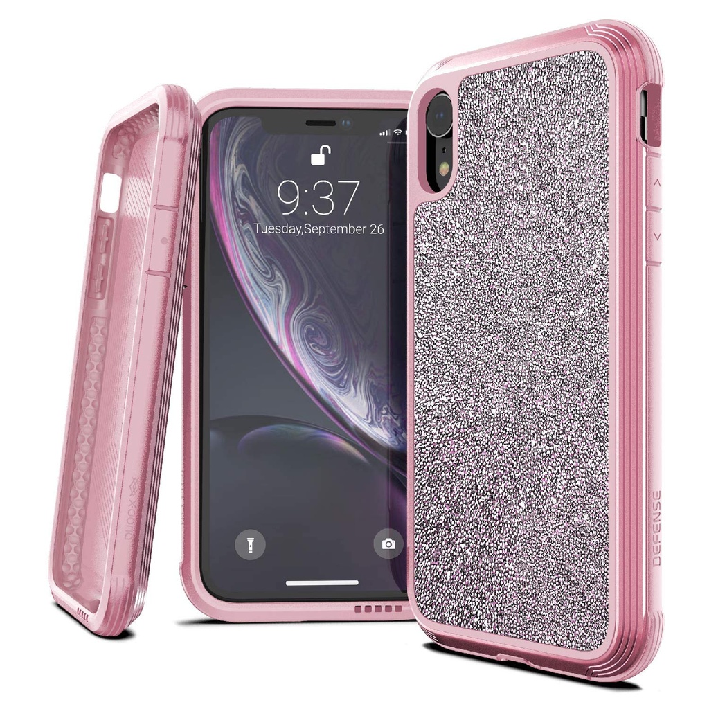 [FW9-9] X-doria Lux Glitter | iPhone Xs Max - Rose Gold
