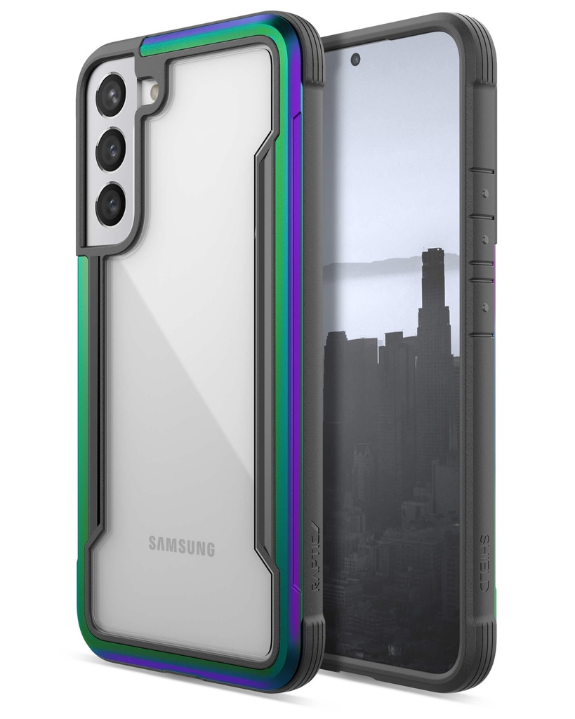 [FW9-5] X-doria Raptic Shield /w AntiMicrobial | Samsung Galaxy S22 Plus - Iridescent