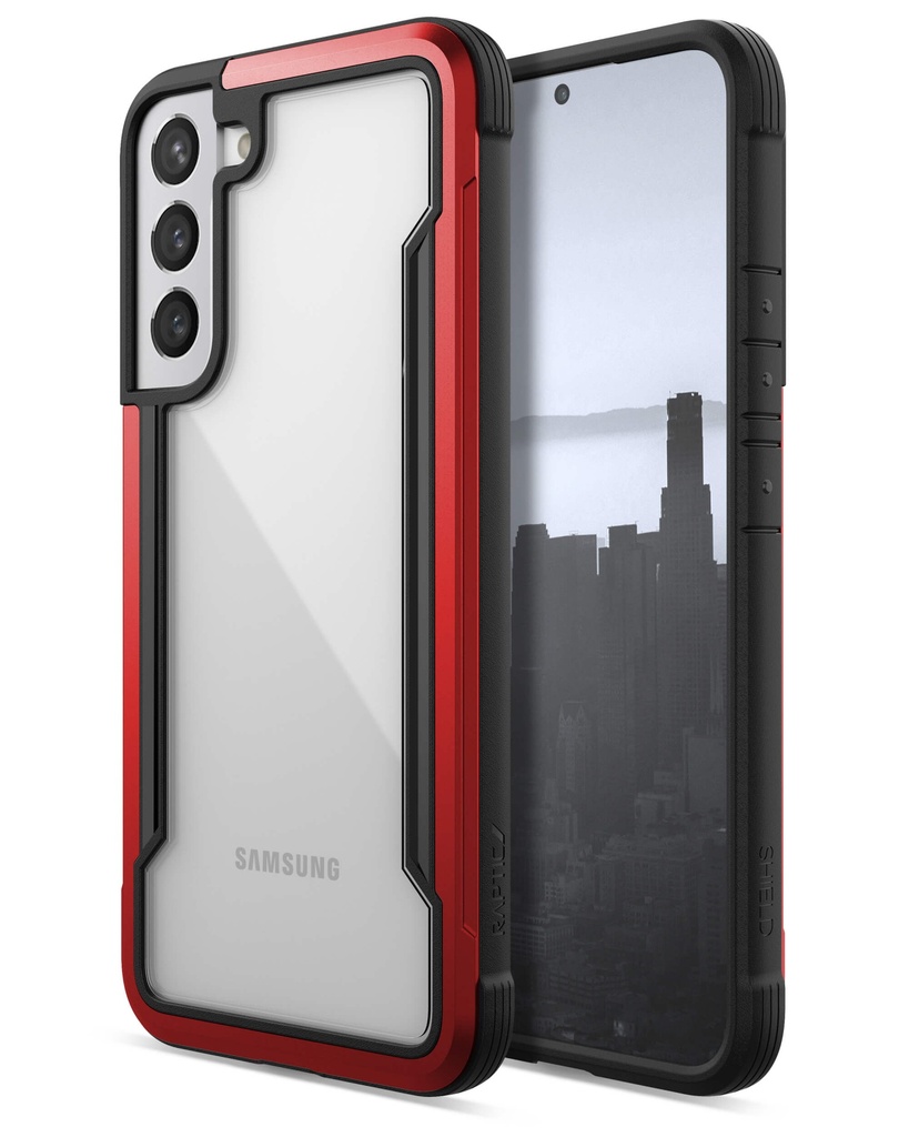[FW9-7] X-doria Raptic Shield /w AntiMicrobial | Samsung Galaxy S22 Plus - Red