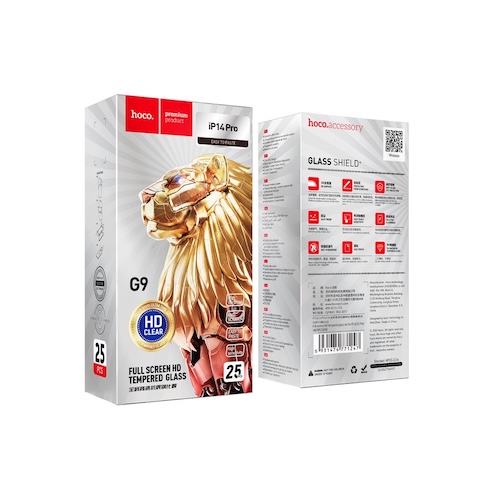 [PACK 25] Hoco G9 Full screen HD tempered glass set | iP17 Pro Max