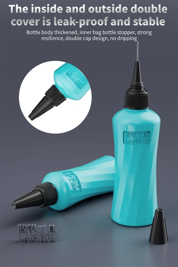 Lanrui M110 100ML Leak Proof Plastic Alcohol Bottle /w Needle