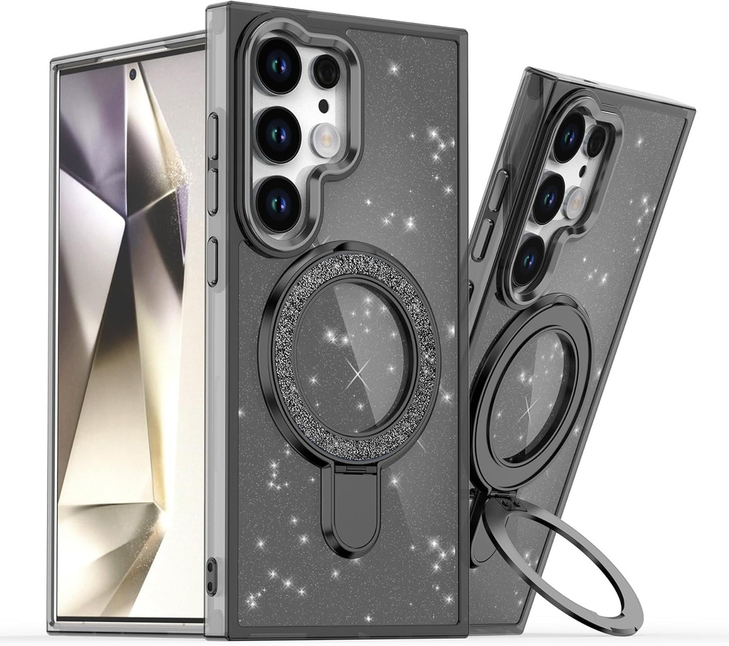 Nico Sparkle Ring Stand | Samsung S26 Plus - Wireless Charging Compatible