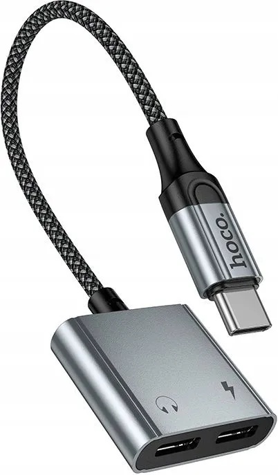 HOCO UPA34A digital audio converter Type-C to dual Type-C